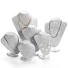 Velvet Jewelry Display Stand - Necklace Rack and Portrait Model