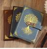 Set Regalo Quaderno Password A5 - Registro Riunioni d'Affari d'Ufficio & Diario Vintage con Logo Personalizzabile.