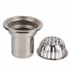 Roof Floor Drain Stainless Steel Non Blocking Balcony Outdoor Rain Bucket Drainage Parts Round 5in
