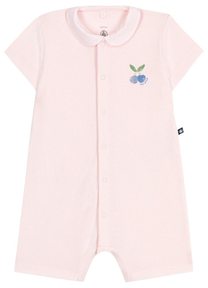 

Short Romper A0CG0 Light Pink 12 months 74cm [Petit Bateau]