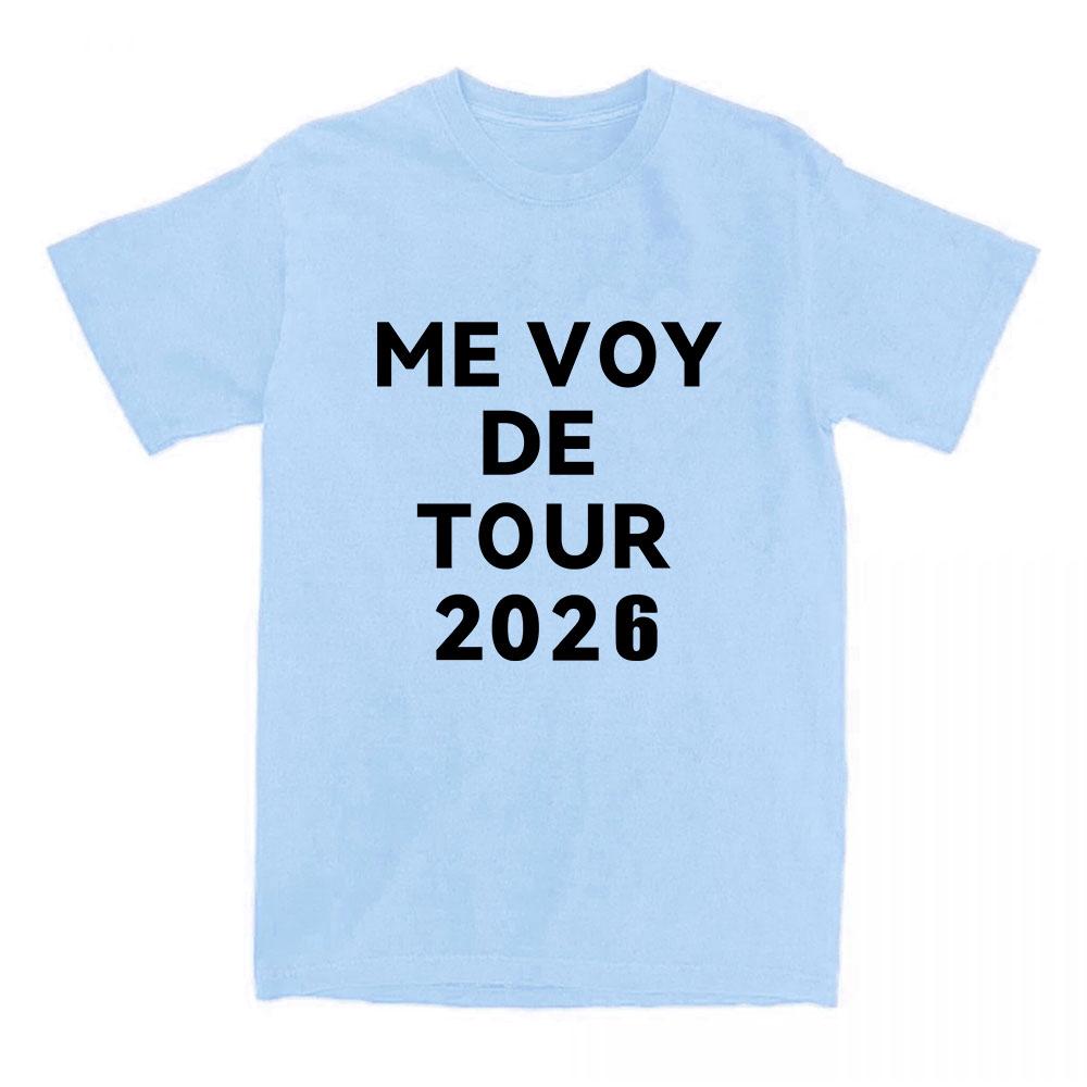 Rosalía Rosalia IK GA OP TOUR 2026 T-shirt Korte Mouw Katoenen T-shirts O-hals Losse Casual Dames Heren T-shirt Streetwear