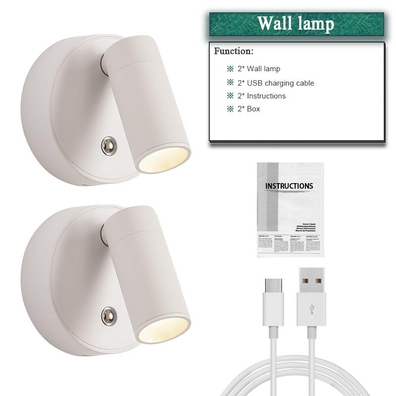 1000LM Magnetic Wall Light LED Table Lamp Touch  3-Color Dimmable  350° Rotatable USB Rechargeable Bedroom Bedside Night Light