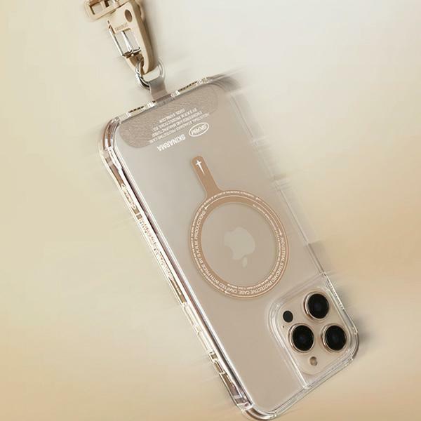 Skinarma Etui Saido Iphone 16 Pro 6.3   Magnetic Charging Szampański/Champagne