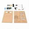 DIY Wooden Drone Model Kit Remote Control Aircraft Training RC Quadcopter Beginner Friendly Flying Toys Assembled Kit