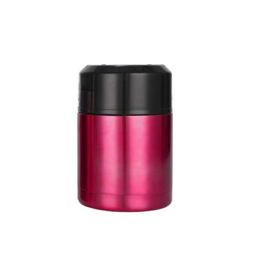 

Изолированный суповой термос из нержавеющей стали 800 мл, вакуумная фляга, портативный термос, контейнер для еды, каша розы красного