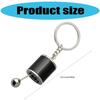 Stylish Alloy Shifts Keychain For Car Enthusiasts Universal Gear Keyring Accessory Lightweight Travel Essential