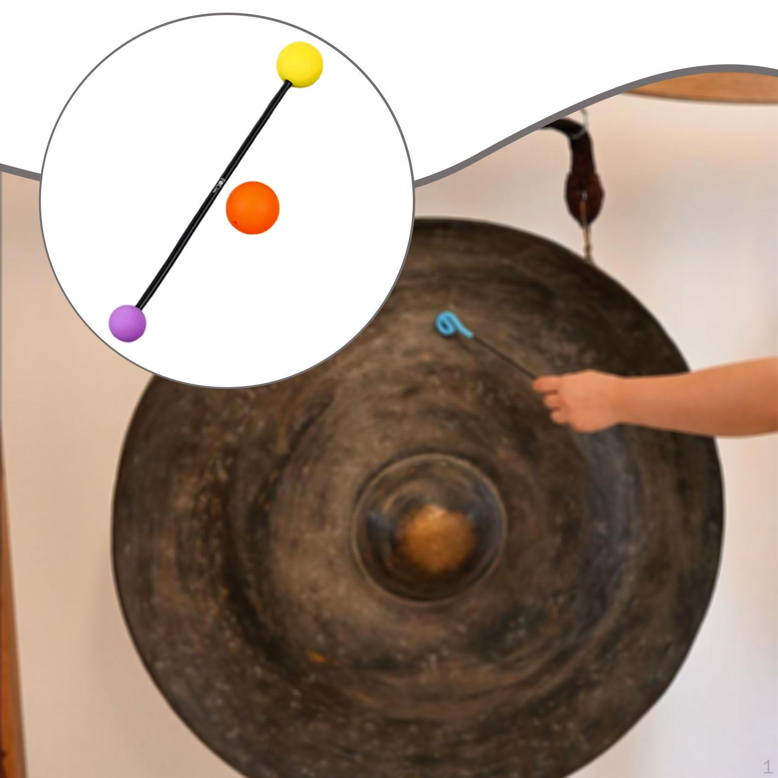 Gong Mallet Silicone Music Instrument Premium Practical Portable Beginners Comfortable Handle