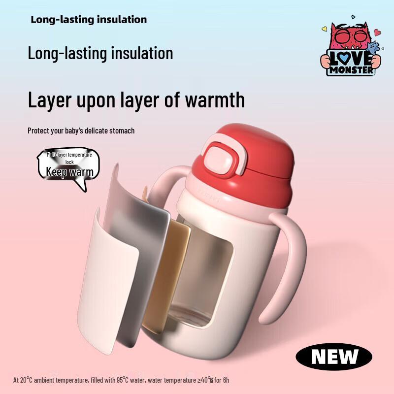 FUGUANG A Meng Kids 316SS Insulated Straw Cup