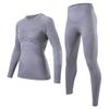 Men Women Ski Base Layer Set Quick Dry Moisture Wicking Compression Long Sleeve Top Pants Snow Sports Running Gym