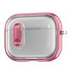 New Coming Transparent Crystal Clear Secure Lock Headphone Earphone Cover For Apple AirPods 4 Pro 3 2 Earphone Case With Hook