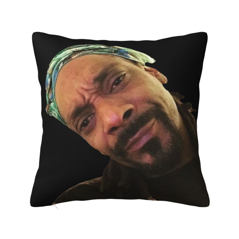 Rapper Music Snoop Dogg Cushion Cover X Cm Polyester Velvet Throw Pillow Case For Sofa Car Decoration Bedding Pillowslip