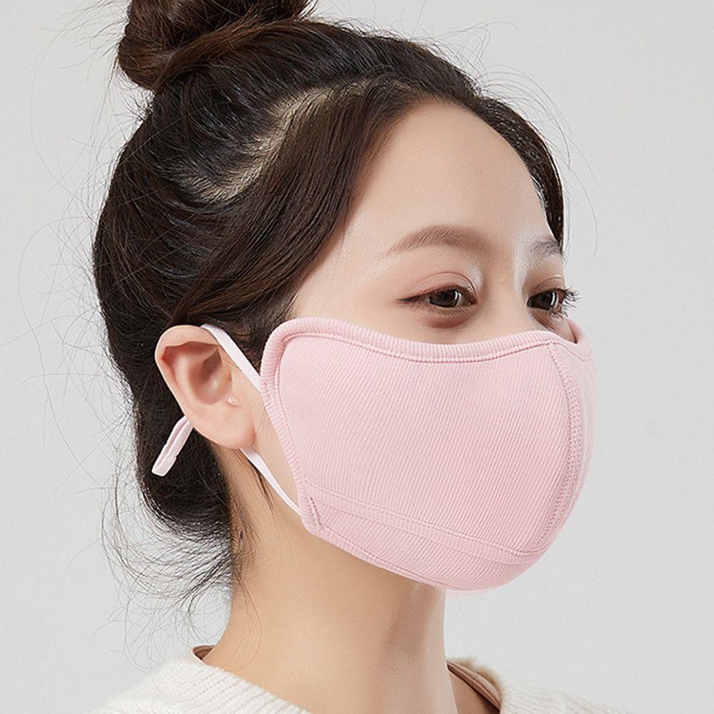 Cold-proof Warm Masks Derong Material Mouth Cover Fashion Reusable Face Mask  for Cycling