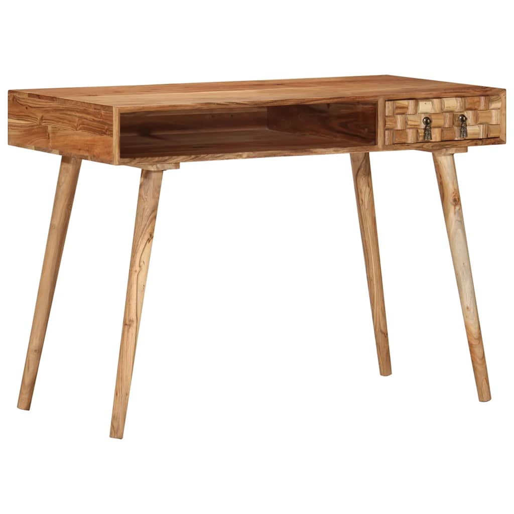 Desk 110 x 50 x 76 cm Solid Acacia Wood