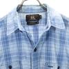 RRL 90s Black tag, initial tag, red three stars Check Pattern Short sleeve shirt Men's Used