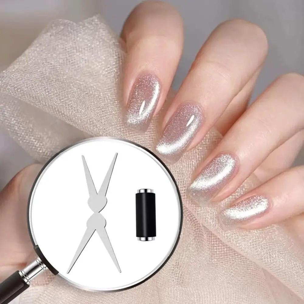 Large Y-shaped Metal Cat's Eye Magnet Double Head French Cat's Eye Tool