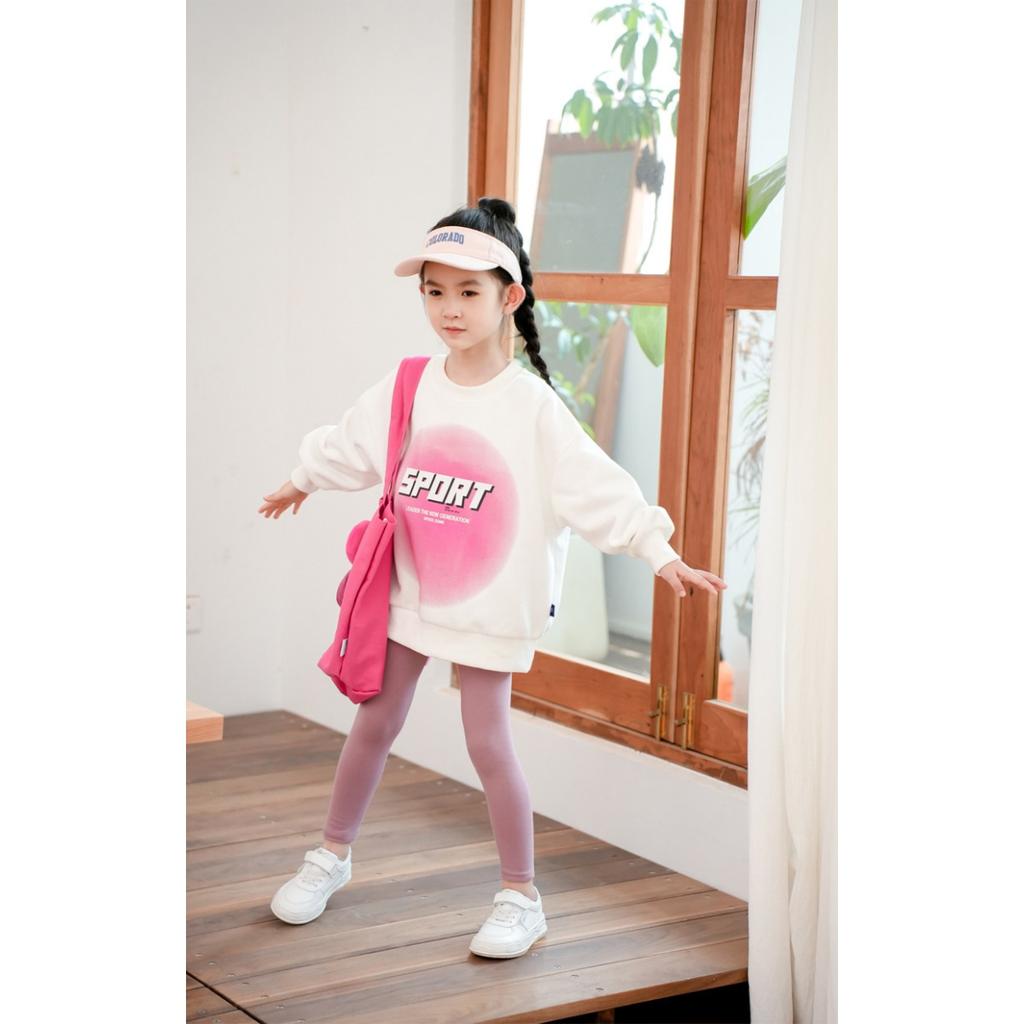 Spring and Autumn Girls' Pants Candy Colored Matte Warm Children's Bottom Pants Cotton Can Be Worn Inside Out Children's Pants