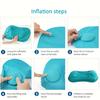 2/1Pcs Portable Inflatable Pillow Foldable Napping Neck Protection Office Travel Pillow Home Neck & Waist Support Air Pillow