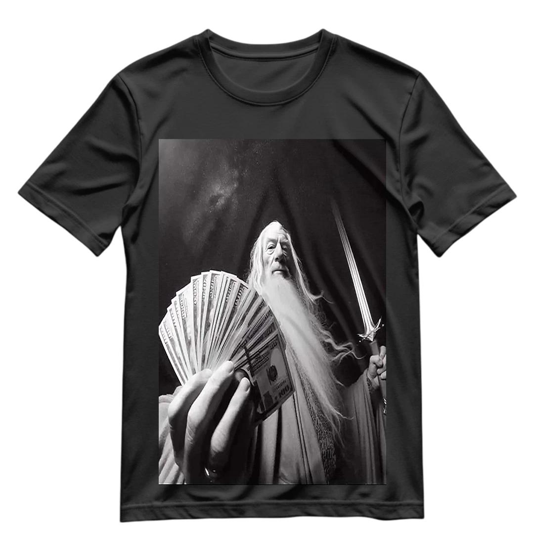 The Lord of The Rings T Shirt Funny Gandalf Money Shirt S-XXXL Funny TLOR Tee S