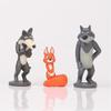 10-Piece Masha and Bear PVC Mini Figure Set for Home Decor Ideal for Cake Toppers and Party Supplies