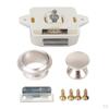 25mm Keyless Push Button Type Lock Furniture Drawer Cupboard Door Yacht Cabinet Latch Knob for Boat