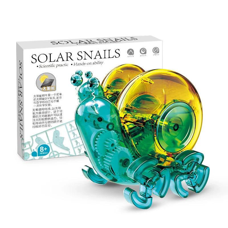 Non-Toxic Solar Toys Solaire Robot Solar Energy Car Diy Educational Science Toys For Children Kids Technological Technology Science Kits