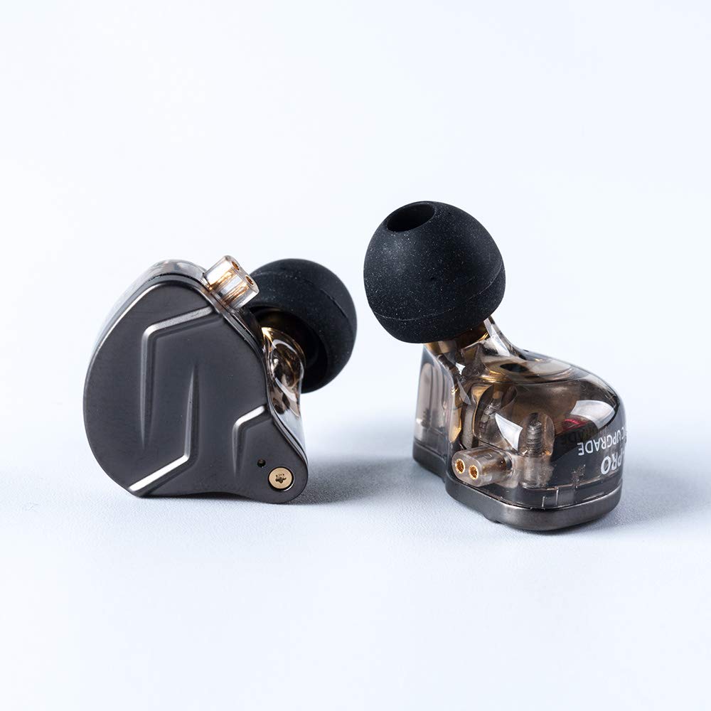 KZ ZSN Pro Deep Bass Earphones, 1BA+1DD, Hybrid In-Ear Earphones, High Sound Isolation, Chinese-Style Earphones, 2-Pin Re-cableable, Duralumin