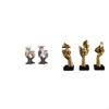 Realistic Owl Figurine Sculpture And Abstract Thinker Resin Statues for Office Living Room Desktop