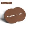 2pcs Suede Car Coaster Mat Water Cup Slots Non-Slip Pad For Kia GT Line Picanto Ev6 SELTOS Elantra Sportage Rio Accessories ZR9