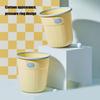 Wastebasket Round Compactly Garbage Bin For Home Bathroom Kitchens Office Plastic Decorative Round Trash Container
