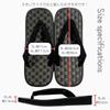 Used [New] [Edo Ten] Seta Sandals Large Size Shiki Ame Sole Men's Black Checkered Rush 30cm Black 1 Shaku 4L 1