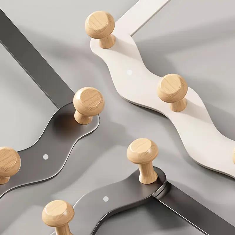 Cârlig de ușă de perete fără găurire, umeraș de haine, cârlig pentru haine, ușă de intrare, montat pe perete, pentru paltoane și pălării, dormitor, cârlig tip bară