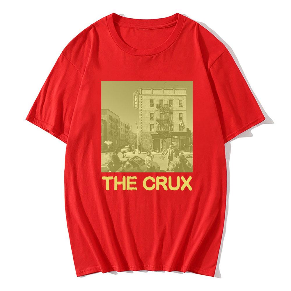 

Футболка Crux с принтом нового альбома Djo 2025, футболка с коротким рукавом из хлопка, унисекс, уличная одежда, принт в виде хип-хоп-певца XXL красный