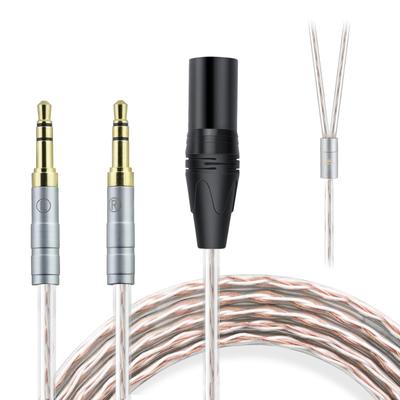 Kabel słuchawkowy okcsc JBX z obu stron do SONY, Hifiman, kompatybilny z serią HE, OFC, 4-żyłowy, długość, wtyczka 4-pinowa x2, 3,5 mm, przerobiony kabel