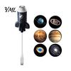 Space Themed Desktop Ornament Holographic Star Projector Lamp, USB Powered, Rocket Shaped, HD Planet Projector, Nebula Shape Night Light with