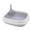 Cat Litter Box Excrement Training Sand Litter Box Pet Supplies Pet Toilet Bedpan Semi-closed Cat Dog Tray with Scoop Anti-Splash Dog Toilet