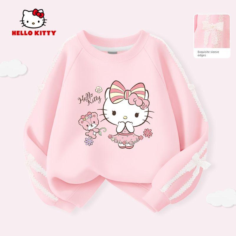 My Melody Girls' Sweatshirt Spring 2026 New Sweet and Cute Children's Long-Sleeved Top Stylish Girls' Base Shirt