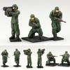 Tamiya 1/72 Military Series No. 26 Japan Ground Self-Defense Force Personnel (Ground Use 1) Plastic Model - Gray