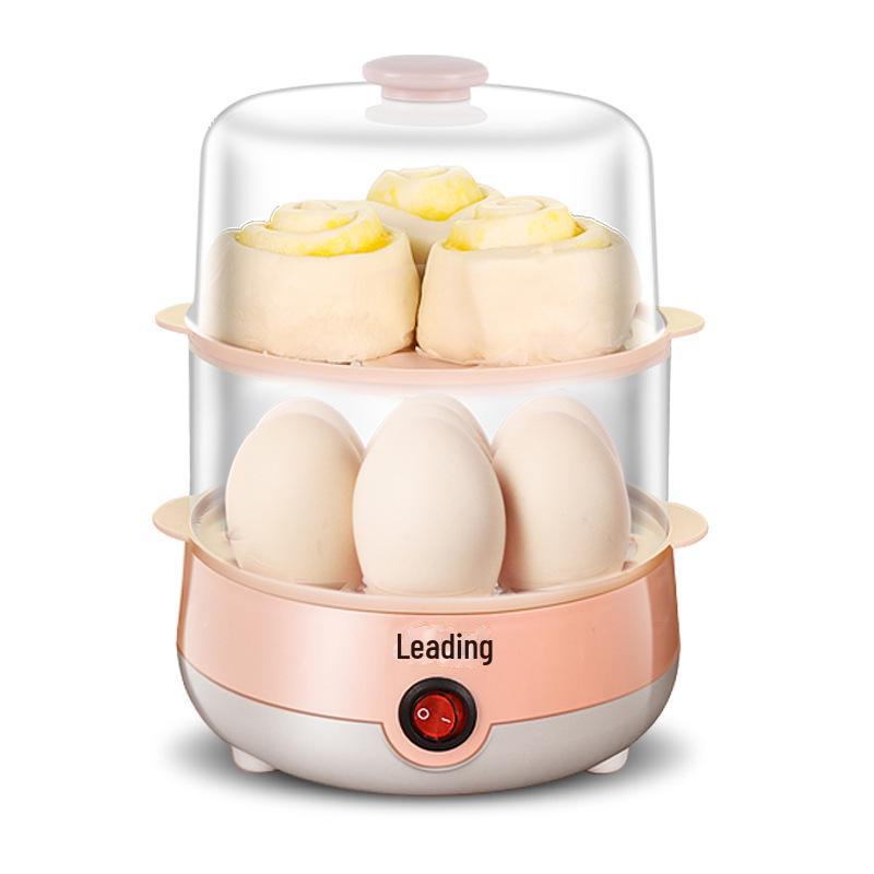 Double-Layer Mini Egg Steamer: Multifunctional Egg Boiler Appliance