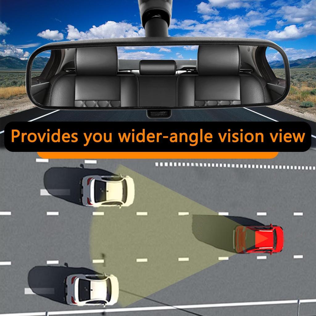 Rear View Mirror Compatible With Nissan Rogue Altima NV1500 NV2500 NV3500 Frontier Tiida Sentra Titan Fairlady 350Z Interior Rearview Mirror Replace