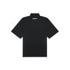 Fear of God Essentials SS20 Reflective Logo Solid Short Sleeve Polo Shirt Unisex Tops Black FOG-SS20-415