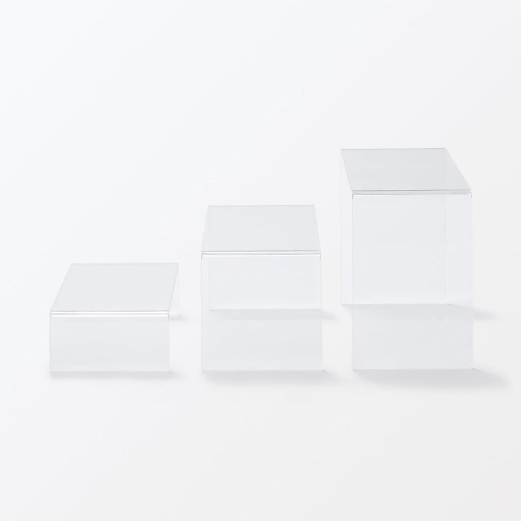 MUJI Acrylic Set of NDG27A3A Display, U-Shaped, 3, Wide,