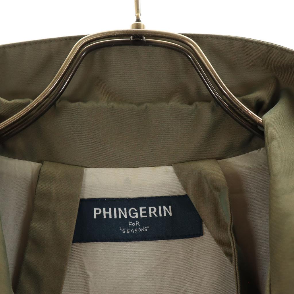 PHINGERIN Made In Japan Coach Jacket S Khaki Green Men's Used