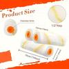 11pcs/set Complete Paint Roller Set with Long Handle & 4-Inch Covers, Fabric & Plastic Material, Ideal for Walls, Ceilings & Small Areas
