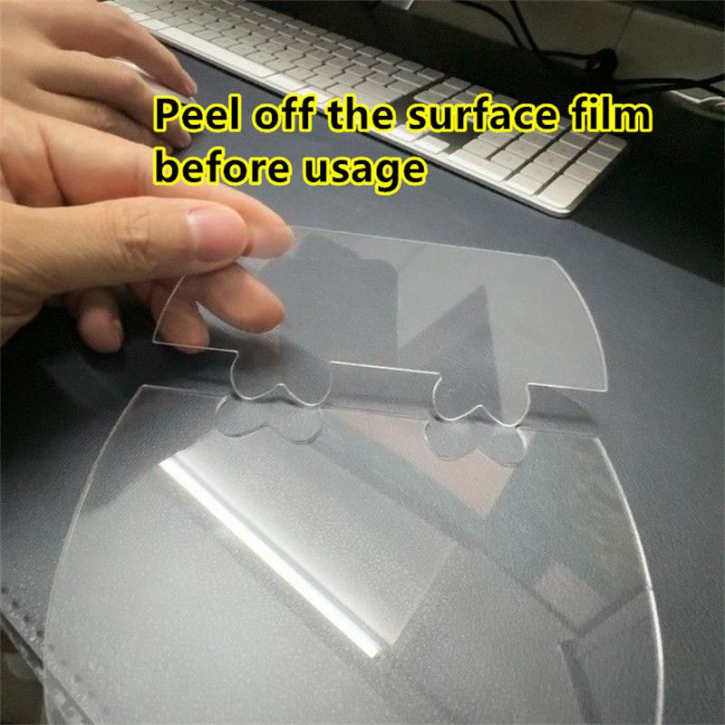 

3Pcs/Sets Acrylic Patchwork Plate Table Tennis Rubber Sticky Pasting Aid Tool For Regluing Table Tennis Rubber Sheets 1