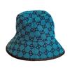 GUCCI 656573 Fedora hat GG canvas canvas Bucket hat hat blue canvas unisex Used