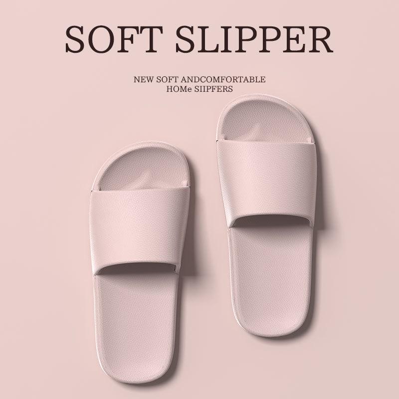 

2025 Non-slip EVA Shower Sandals: Soft, Odorless Slippers for Men & Women 38-39 (Recommended for 37-38 foot) рожевий