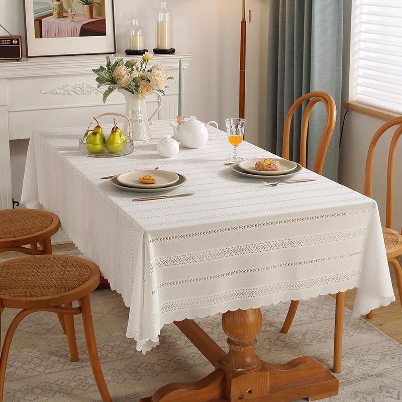 Chenier Tablecloth European Simple Hollow Decorative Table Mat Holiday Party Table Cloth