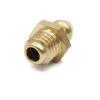 X Autohaux 10pcs M8 x 1.25 Thread Brass Straight Grease Nipple Fitting for Car