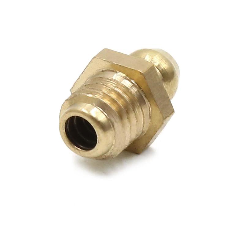 X Autohaux 10pcs M8 x 1.25 Thread Brass Straight Grease Nipple Fitting for Car