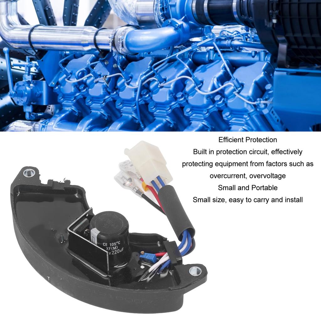 Automatischer Spannungsregler Einphasig 6 Drähte 400V 220UF Spannungsstabilisator für 3 bis 7KW Generatoraggregat